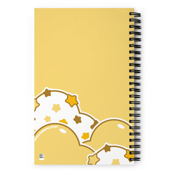 Kawaii Vampy Clouds Spiral Notebook
