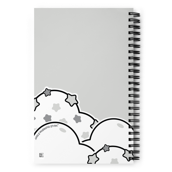 Kawaii Vampy Clouds Spiral Notebook