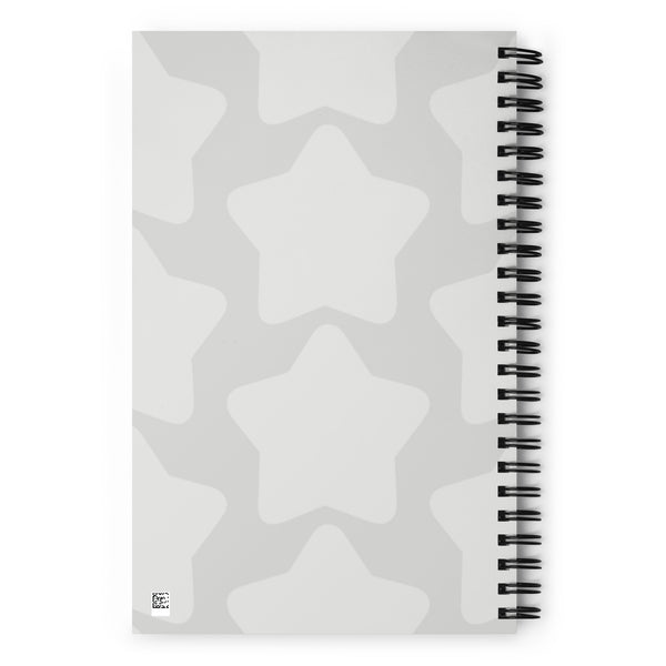 Star Pattern Spiral Notebook