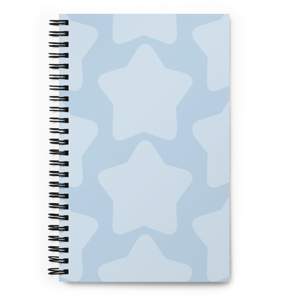 Star Pattern Spiral Notebook