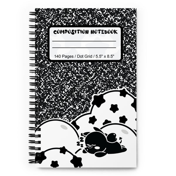 Kawaii Vampy Clouds Spiral Notebook