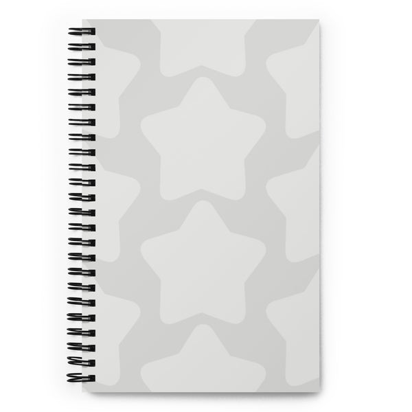 Star Pattern Spiral Notebook