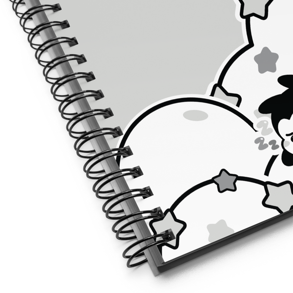 Kawaii Vampy Clouds Spiral Notebook
