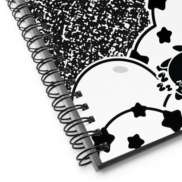 Kawaii Vampy Clouds Spiral Notebook