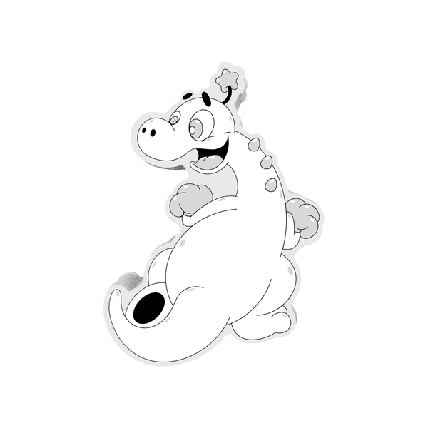 Astro the Dinosaur Sticker