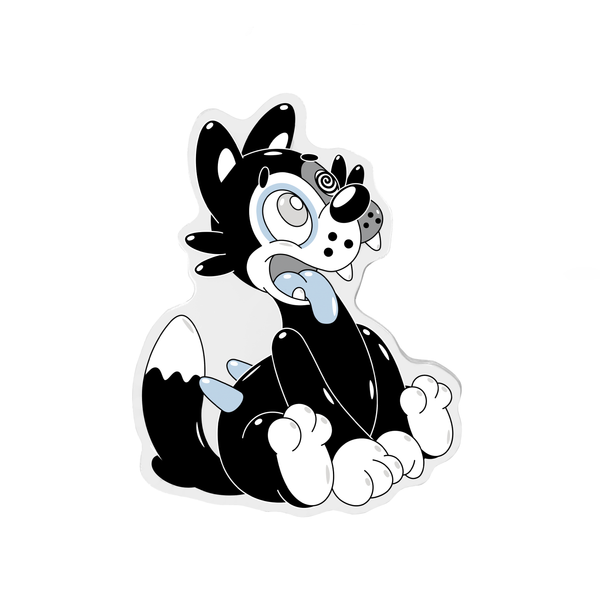 Blizz the Wolf Sticker