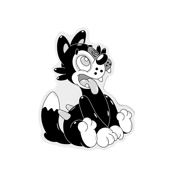 Blizz the Wolf Sticker