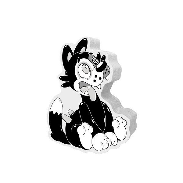 Blizz the Wolf Sticker