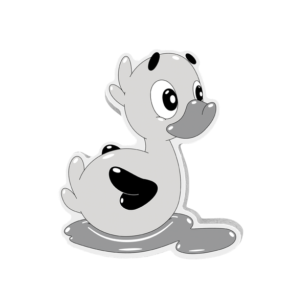 Diddley the Duck Sticker