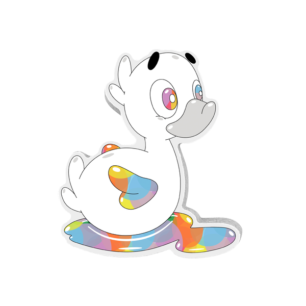 Diddley the Duck Sticker