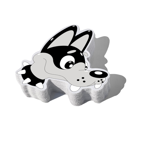 Dobby the Dog Sticker - Gray & Black (Limited Edition)