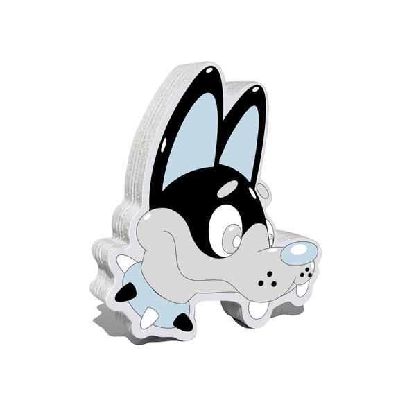 Dobby the Dog Sticker - Blue & Black (Limited Edition)