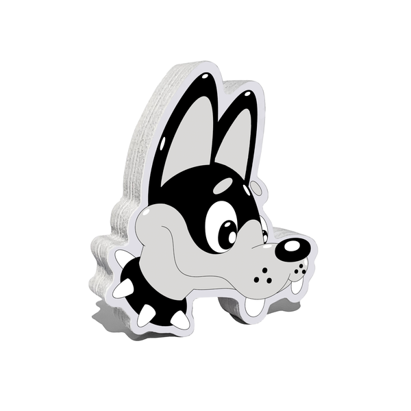 Dobby the Dog Sticker - Gray & Black (Limited Edition)
