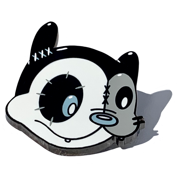 Mittens the Cat Trading Pin