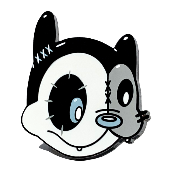 Mittens the Cat Trading Pin