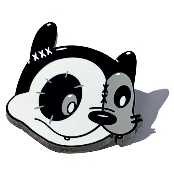 Mittens the Cat Trading Pin