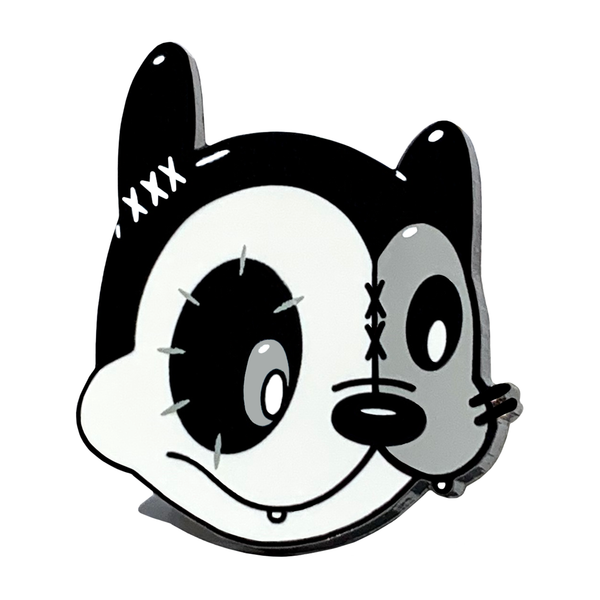 Mittens the Cat Trading Pin