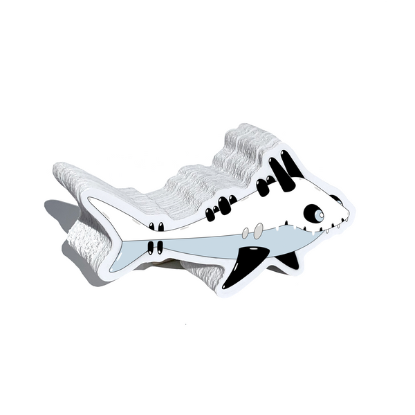 Bone Jaws the Shark Sticker