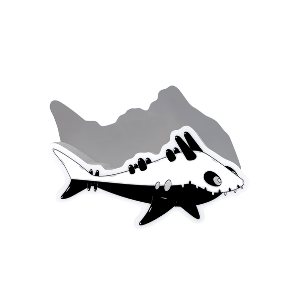 Bone Jaws the Shark Sticker