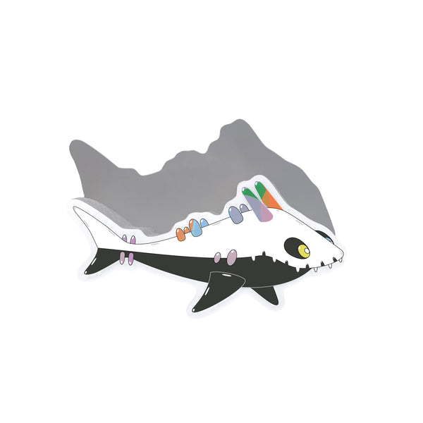 Bone Jaws the Shark Sticker