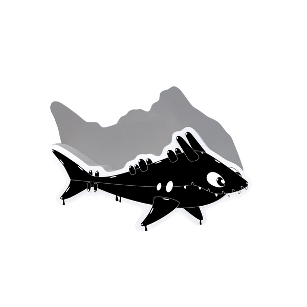 Bone Jaws the Shark Sticker