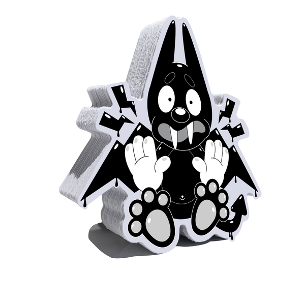 Vampy the Dog Shocked! Sticker