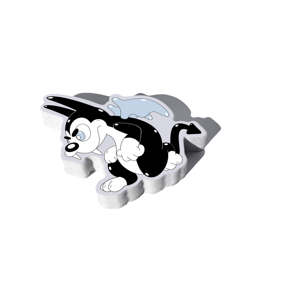 Vampy the Dog Sticker