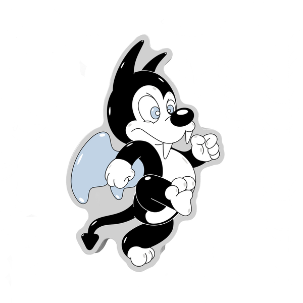 Vampy the Dog Lil' Champ Sticker