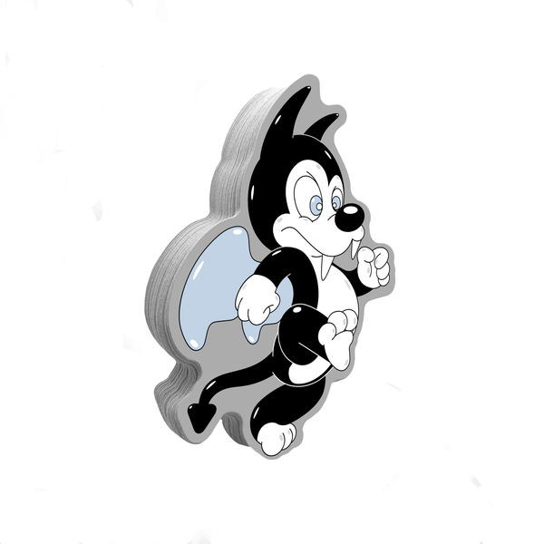 Vampy the Dog Lil' Champ Sticker