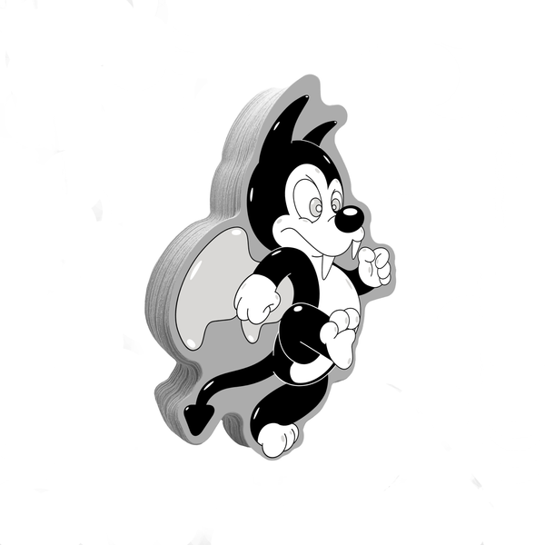 Vampy the Dog Lil' Champ Sticker