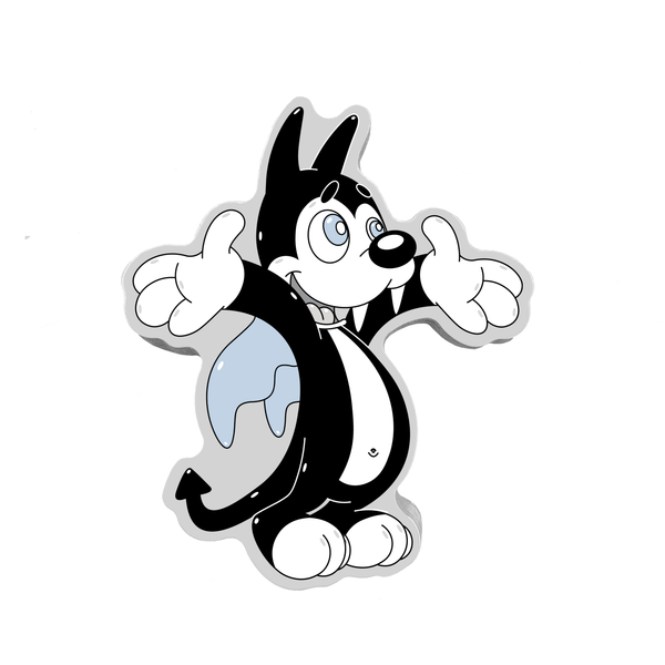 Vampy the Dog Imagination Sticker