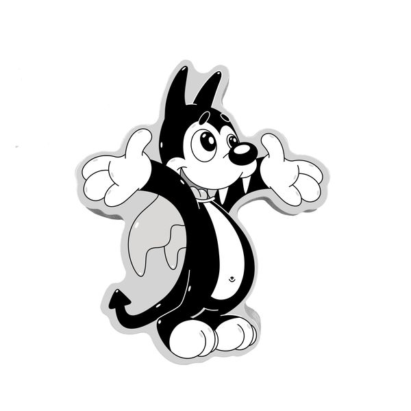 Vampy the Dog Imagination Sticker