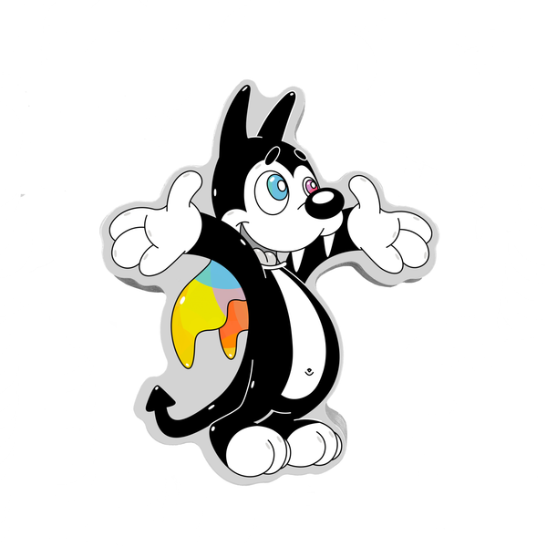 Vampy the Dog Imagination Sticker