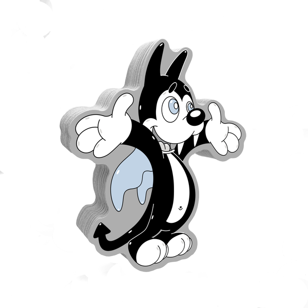 Vampy the Dog Imagination Sticker