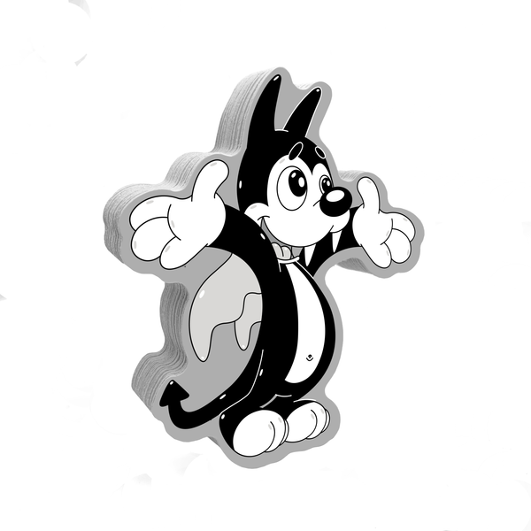 Vampy the Dog Imagination Sticker