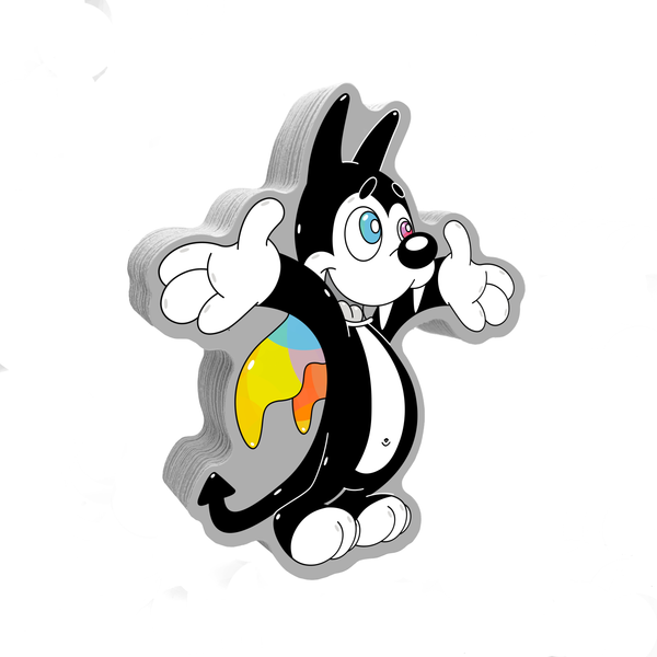 Vampy the Dog Imagination Sticker