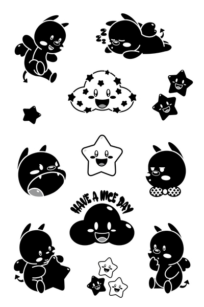 Kawaii Vampy Sticker Sheet