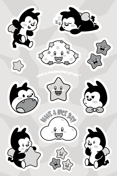 Kawaii Vampy Sticker Sheet
