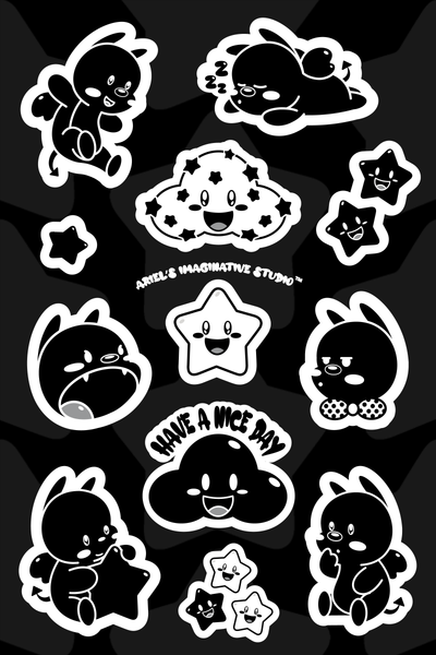 Kawaii Vampy Sticker Sheet