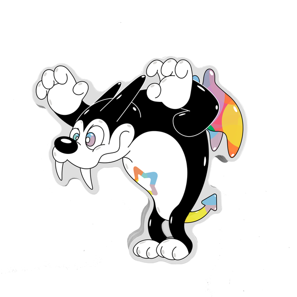 Vampy the Dog MAX! Sticker