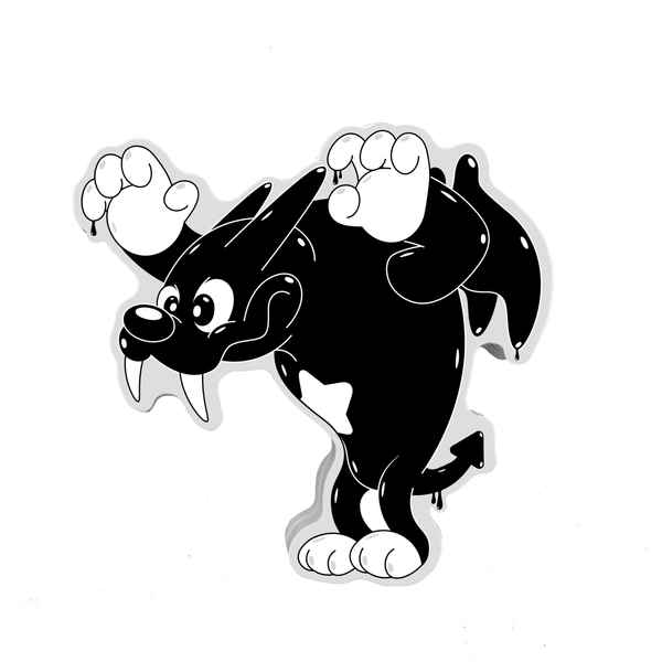 Vampy the Dog MAX! Sticker
