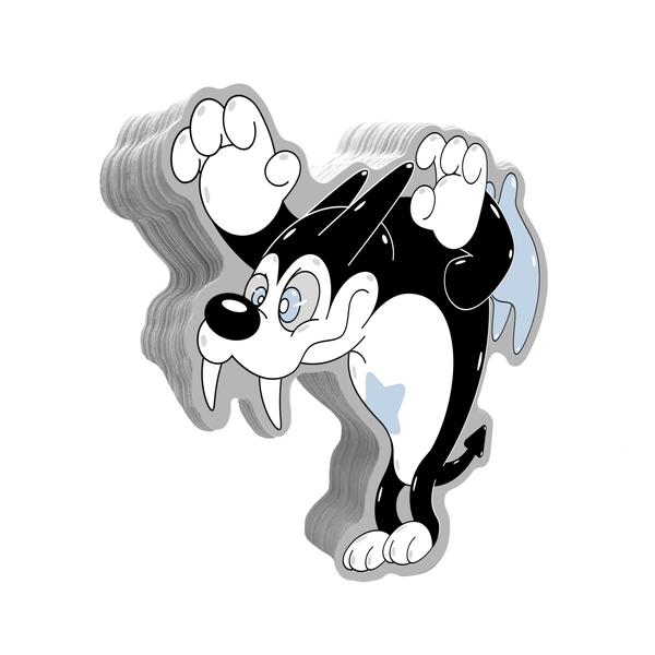 Vampy the Dog MAX! Sticker