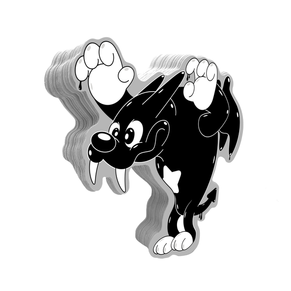 Vampy the Dog MAX! Sticker