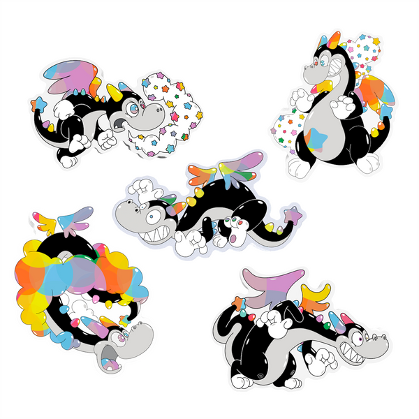 Buster the Dragon Sticker Pack