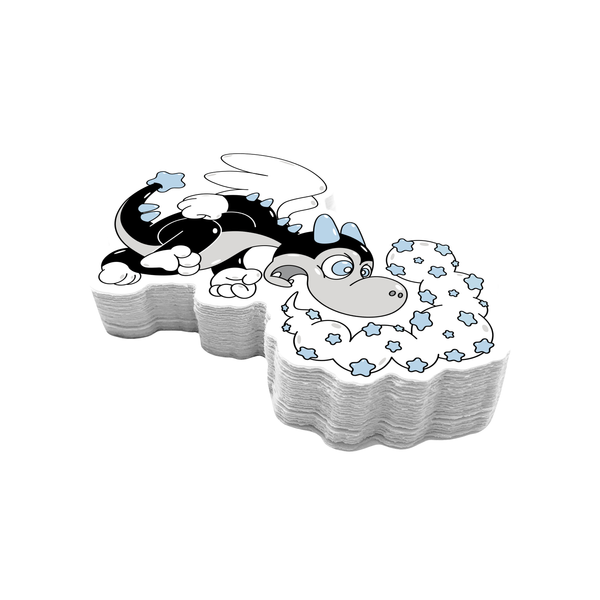 Buster the Dragon Lil' Puff Sticker