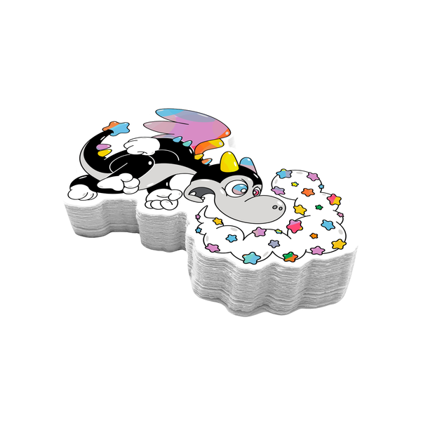 Buster the Dragon Lil' Puff Sticker
