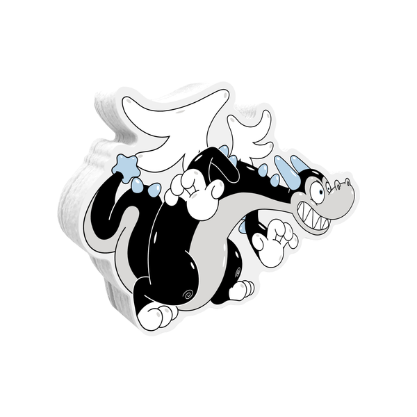 Buster the Dragon Sneaks Sticker