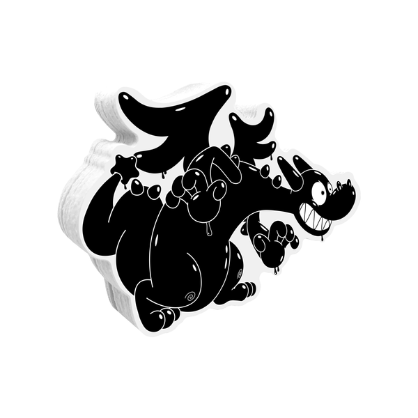 Buster the Dragon Sneaks Sticker