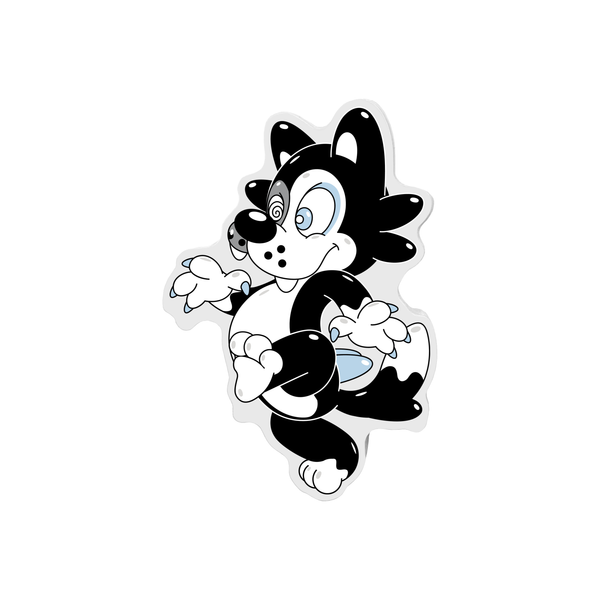 Blizz the Wolf Lil' Sno Sticker