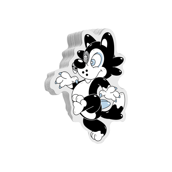 Blizz the Wolf Lil' Sno Sticker